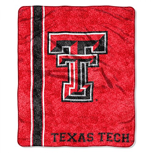 NORTHWEST NCAA Texas Tech Red Raiders Sherpa Throw Blanket, 50" x 60", Jersey - 757 Sports Collectibles