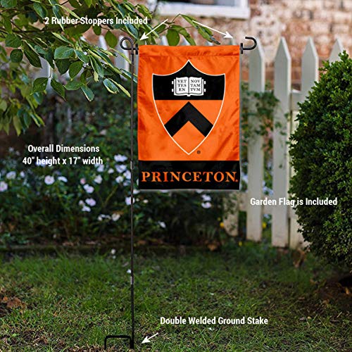 Princeton Tigers Garden Flag with Stand Holder - 757 Sports Collectibles