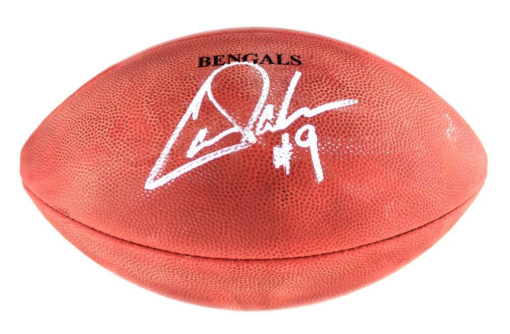 Carson Palmer Autographed/Signed NFL Cincinnati Bengals Authentic Stamped Wilson Football - 757 Sports Collectibles