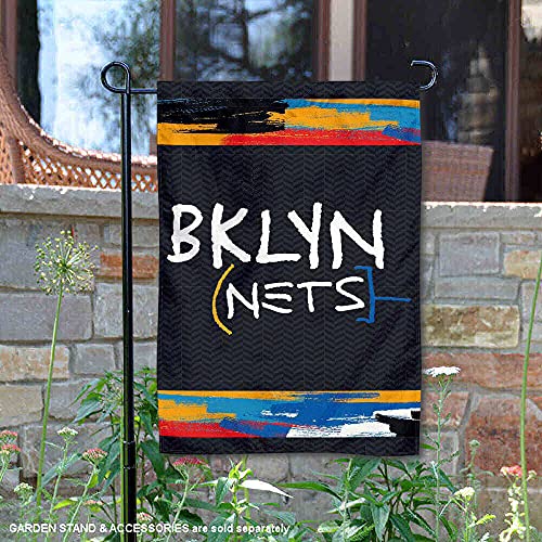 WinCraft Brooklyn Nets City Edition Double Sided Garden Flag - 757 Sports Collectibles
