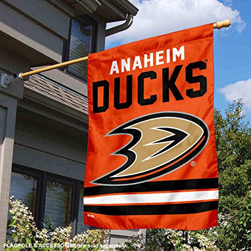 WinCraft Anaheim Ducks Double Sided Banner House Flag - 757 Sports Collectibles