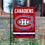 WinCraft Montreal Canadiens Double Sided Garden Flag - 757 Sports Collectibles