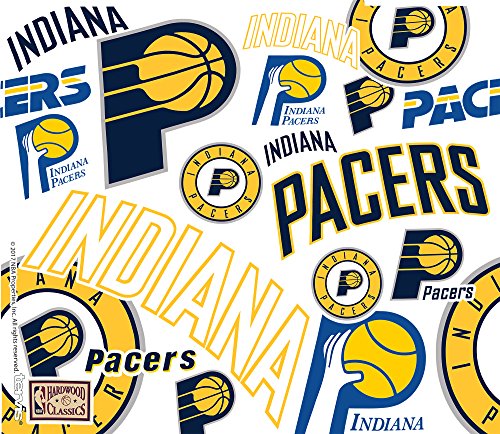 Tervis Made in USA Double Walled NBA Indiana Pacers Insulated Tumbler Cup Keeps Drinks Cold & Hot, 24oz Water Bottle, All Over - 757 Sports Collectibles