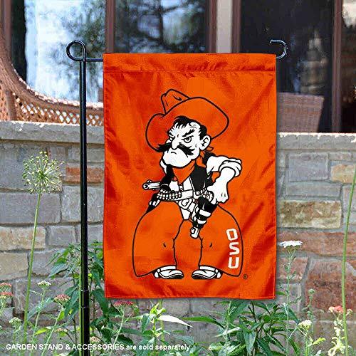 College Flags & Banners Co. Oklahoma State Cowboys Pistol Pete Garden Flag - 757 Sports Collectibles