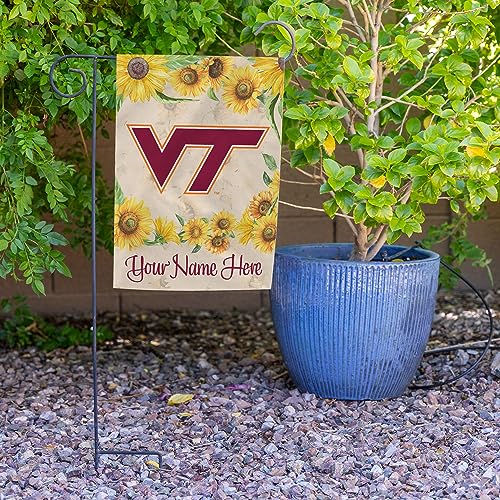 Rico Industries NCAA Virginia Tech Hokies Sunflower Spring Personalized Garden Flag - 757 Sports Collectibles