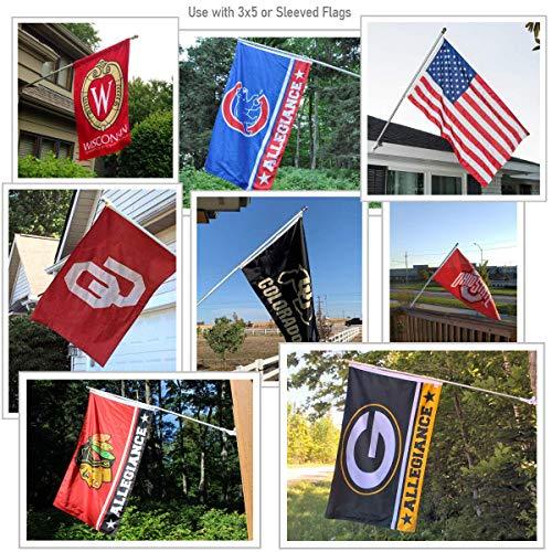 College Flags & Banners Co. Anderson Trojans Flag and Pole Bracket Mount Bundle - 757 Sports Collectibles