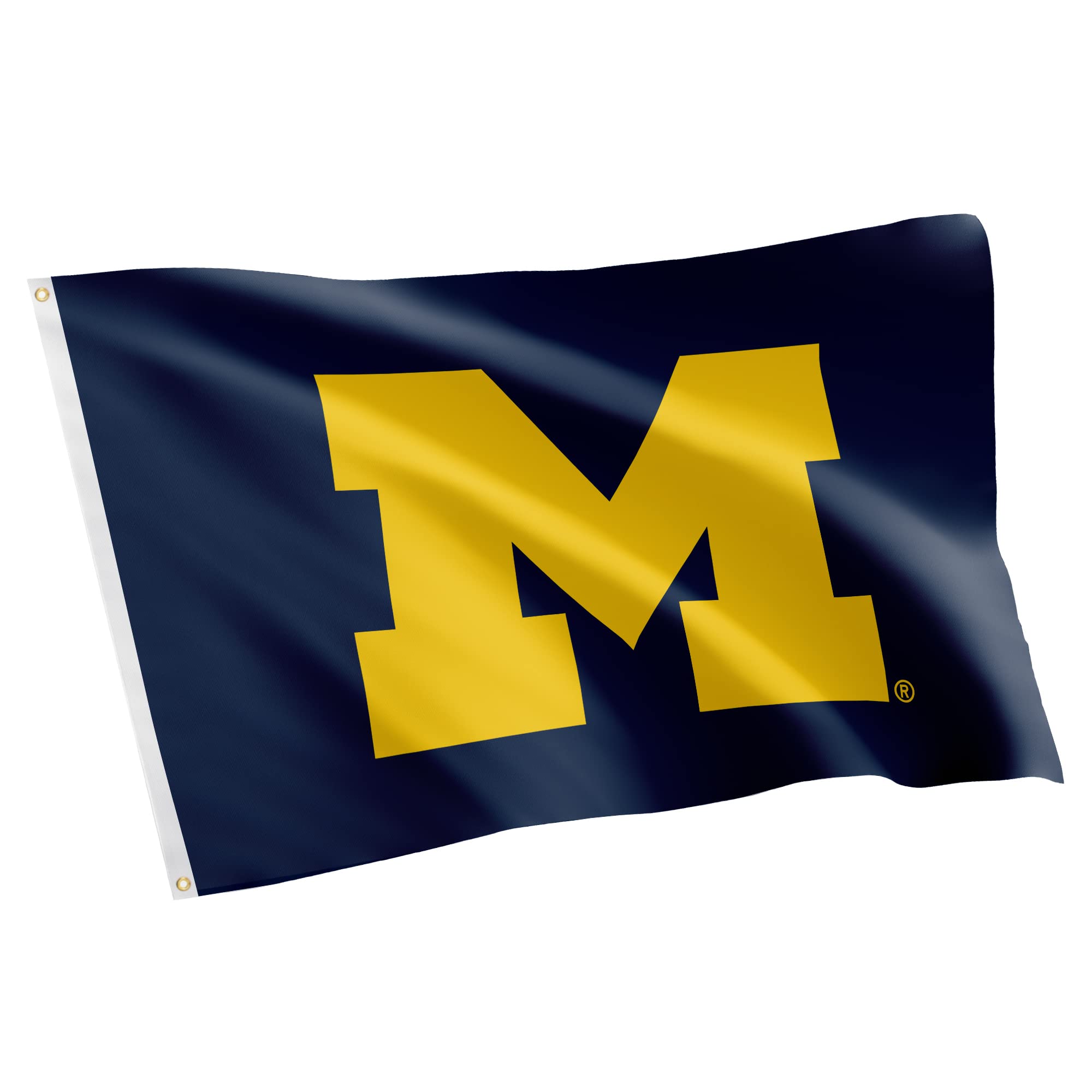 Desert Cactus University of Michigan Flag Wolverines UM U of M Flags Banners 100% Polyester Indoor Outdoor 3x5 (Design 1) - 757 Sports Collectibles
