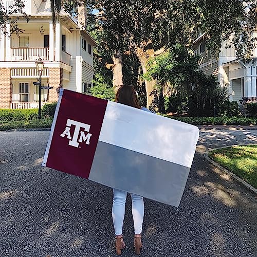 Desert Cactus Texas A&M University Flag Aggies TAMU Flags Banners 100% Polyester Indoor Outdoor 3x5 (Style Y) - 757 Sports Collectibles