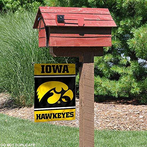 College Flags & Banners Co. Iowa Hawkeyes Garden Flag - 757 Sports Collectibles