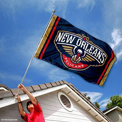 WinCraft New Orleans Pelicans 3x5 Banner Flag - 757 Sports Collectibles