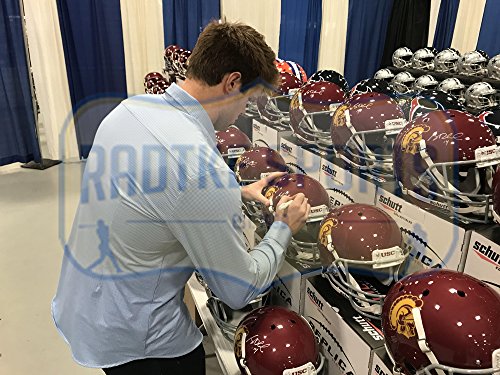 Sam Darnold Autographed/Signed USC Trojans Schutt Full Size NCAA Helmet - 757 Sports Collectibles