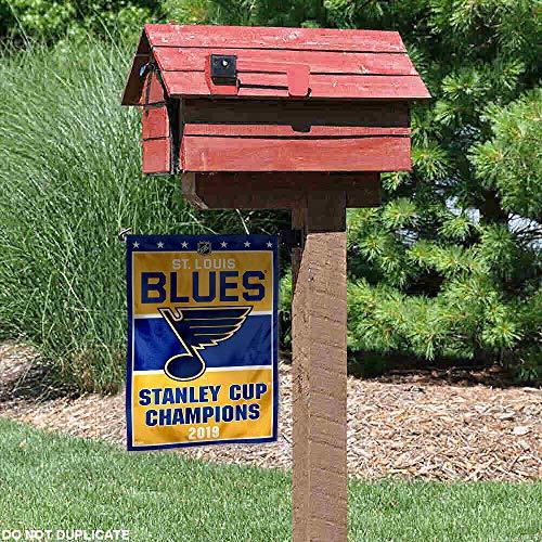 WinCraft St. Louis Blues 2019 Stanley Cup Champions Double Sided Garden Flag - 757 Sports Collectibles