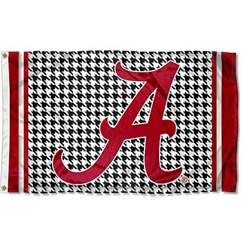 WinCraft Alabama Crimson Tide Houndstooth 3x5 College Flag - 757 Sports Collectibles