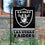 WinCraft Las Vegas Raiders Double Sided Yard Garden Banner Flag - 757 Sports Collectibles