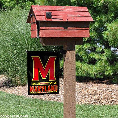 College Flags & Banners Co. Maryland Terrapins Dual Logo Garden Flag - 757 Sports Collectibles