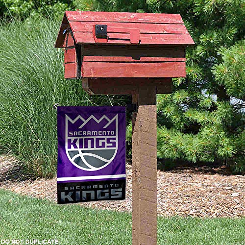 WinCraft Sacramento Kings Double Sided Garden Flag - 757 Sports Collectibles