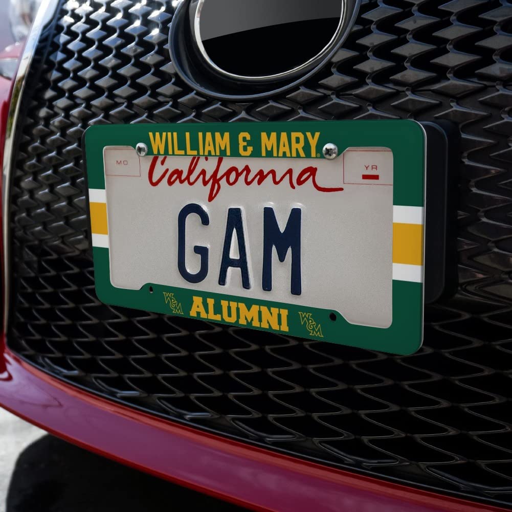 College of William & Mary Alumn License Plate Tag Frame - 757 Sports Collectibles