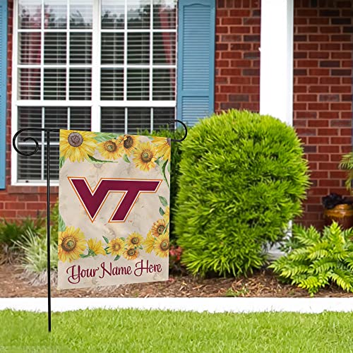 Rico Industries NCAA Virginia Tech Hokies Sunflower Spring Personalized Garden Flag - 757 Sports Collectibles