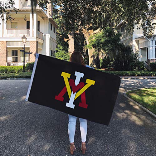 Desert Cactus Virginia Military Institute Flag Keydets VMI Flags Banners 100% Polyester Indoor Outdoor 3x5 (Style 2) - 757 Sports Collectibles