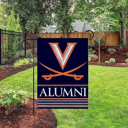 Rico Industries NCAA Virginia Cavaliers Alumni 13" x 18" Double Sided Garden Flag - 757 Sports Collectibles