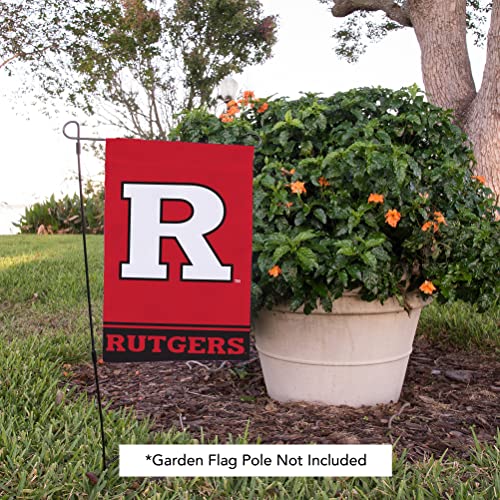 Rutgers Garden Flag State University of New Jersey RTX Banner 100% Polyester (Design A) - 757 Sports Collectibles