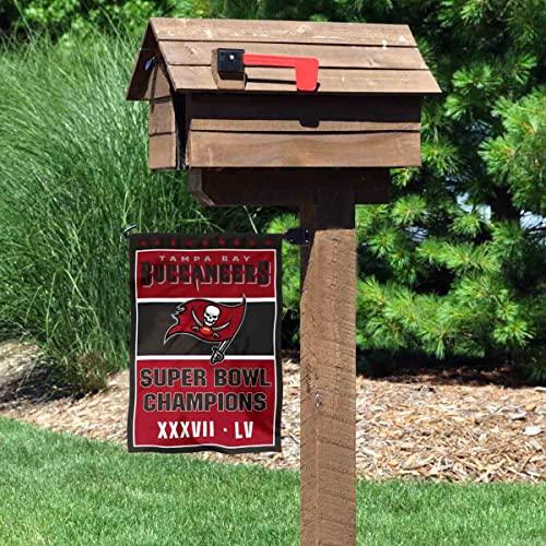 WinCraft Tampa Bay 2 Time Champions Double Sided Garden Banner Flag - 757 Sports Collectibles