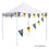 Michigan Team University Wolverines 2023 College Football National Champions Pennant String Flags - 757 Sports Collectibles