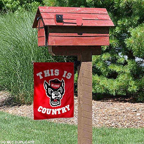 College Flags & Banners Co. North Carolina State Wolfpack This is NC State Country Garden Flag - 757 Sports Collectibles