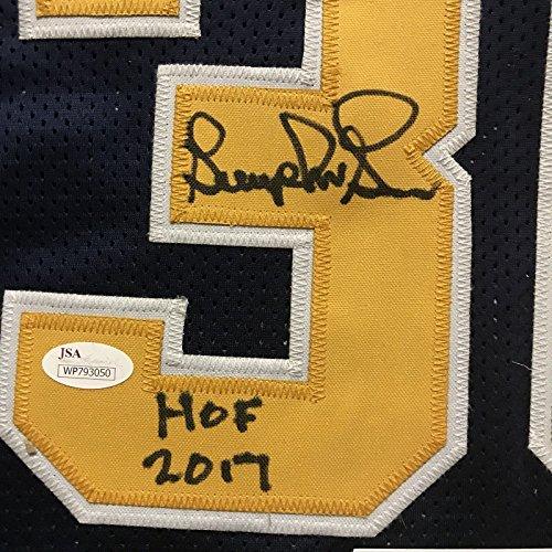 Autographed/Signed George McGinnis"HOF 17" Indiana Blue Basketball Jersey JSA COA - 757 Sports Collectibles