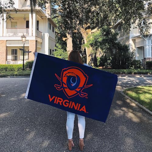 Desert Cactus University of Virginia Flag Cavaliers UVA Wahoos Flags Banners 100% Polyester Indoor Outdoor 3x5 (Style 1a) - 757 Sports Collectibles