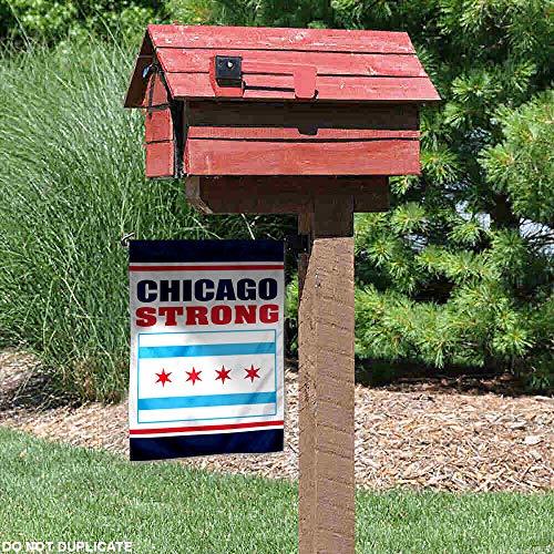 Sports Flags Pennants Company Chicago Strong USA Garden Flag - 757 Sports Collectibles