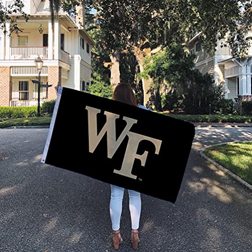 Desert Cactus Wake Forest University Flag Demon Deacons Flags Banners 100% Polyester Indoor Outdoor 3x5 (Style 1) - 757 Sports Collectibles