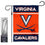 Virginia Cavaliers Garden Flag and Flag Stand Holder Flagpole Set - 757 Sports Collectibles