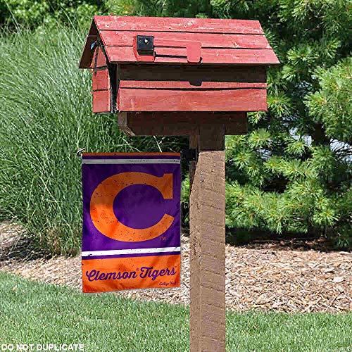 WinCraft Clemson Tigers Vintage Retro Throwback Garden Flag - 757 Sports Collectibles
