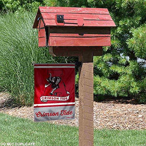WinCraft Alabama Crimson Tide Vintage Retro Throwback Garden Flag - 757 Sports Collectibles