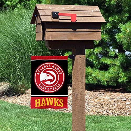 WinCraft Atlanta Hawks Black Double Sided Garden Flag - 757 Sports Collectibles