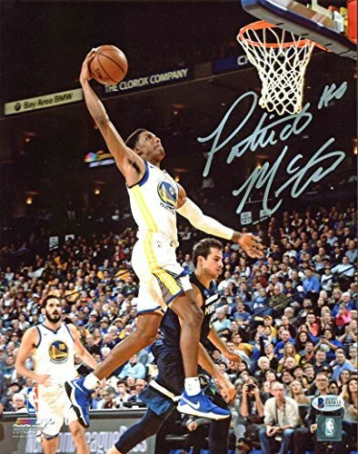 Warriors Patrick McCaw Authentic Signed 11x14 Photo Autographed BAS #E85415 - 757 Sports Collectibles