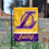 WinCraft Los Angeles Lakers Double Sided Garden Flag - 757 Sports Collectibles