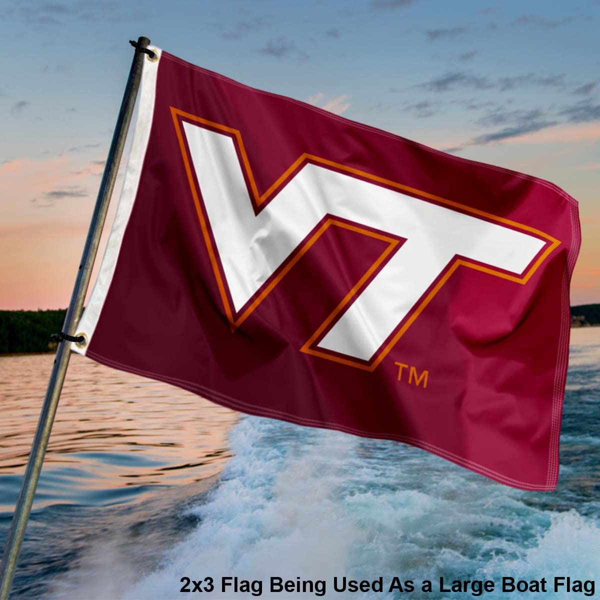 VA Tech Hokies Small 2x3 Foot Flag - 757 Sports Collectibles