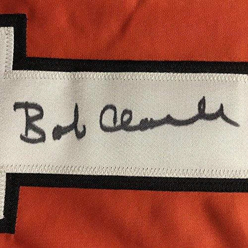 Framed Autographed/Signed Bob Bobby Clarke 33x42 Philadelphia Orange Hockey Jersey JSA COA - 757 Sports Collectibles