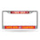 Rico Industries NFL Football Kansas City Chiefs Back to Back Champs 12" x 6" Chrome Frame with Decal Inserts - Car/Truck/SUV Automobile Accessory - 757 Sports Collectibles