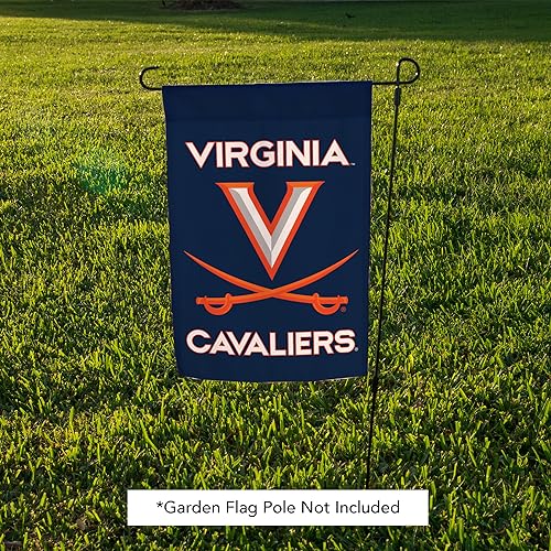 University of Virginia Garden Flag Cavaliers UVA Wahoos Banner 100% Polyester (Design C) - 757 Sports Collectibles