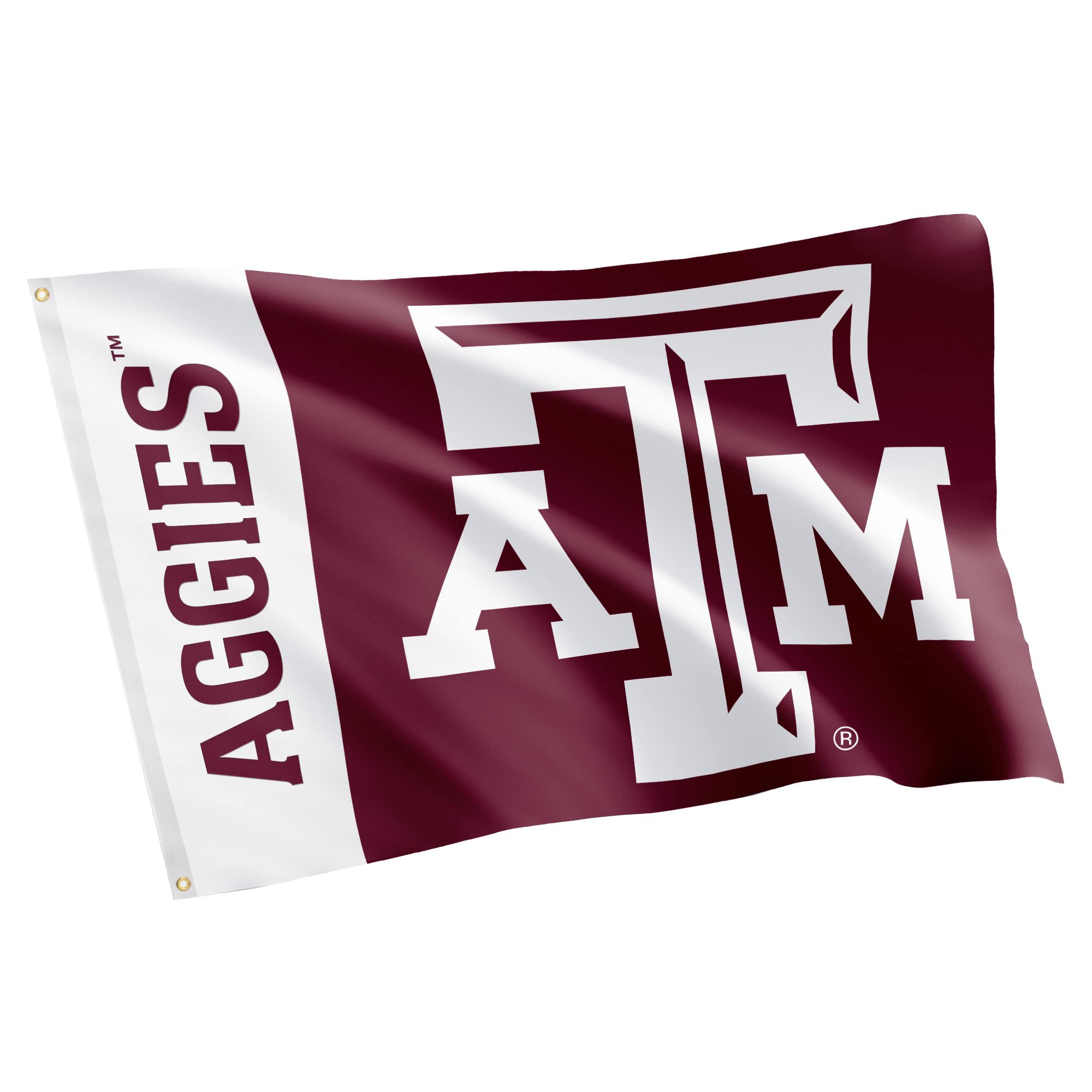 Desert Cactus Texas A&M University Flag Aggies TAMU Flags Banners 100% Polyester Indoor Outdoor 3x5 (Team Name) - 757 Sports Collectibles