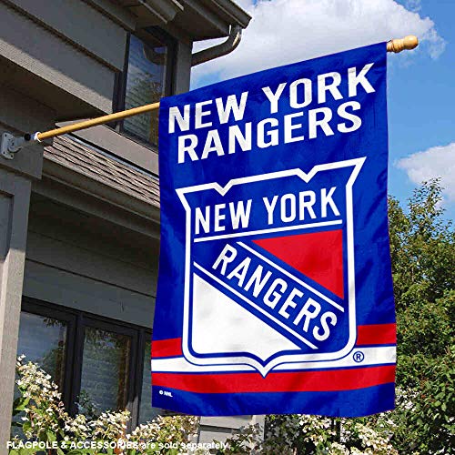 WinCraft NY Rangers Two Sided House Flag - 757 Sports Collectibles
