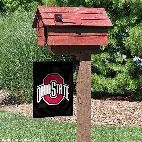 OSU Buckeyes Black Garden Flag and Yard Banner - 757 Sports Collectibles