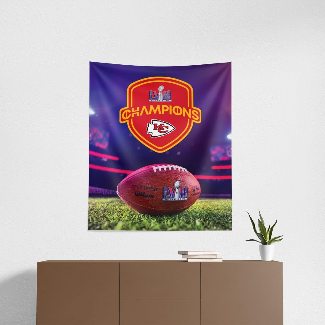 Northwest NFL Kansas City Chiefs Super Bowl LVIII Champions Wall Hanging Tapestry, 34" x 40", Elite Champs - 757 Sports Collectibles