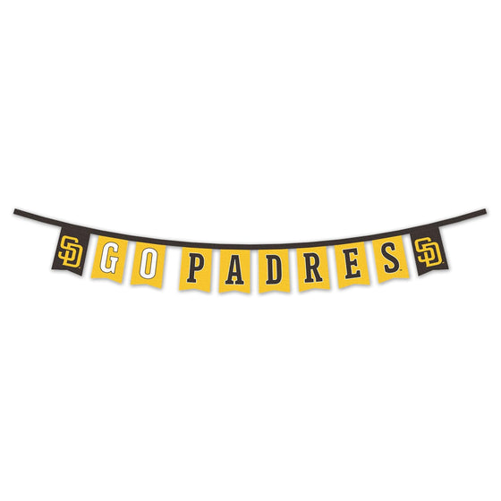 San Diego Padres Banner String Pennant Flags - 757 Sports Collectibles