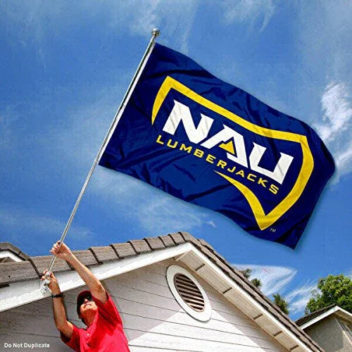 NAU Lumberjacks Large Blue 3x5 College Flag - 757 Sports Collectibles