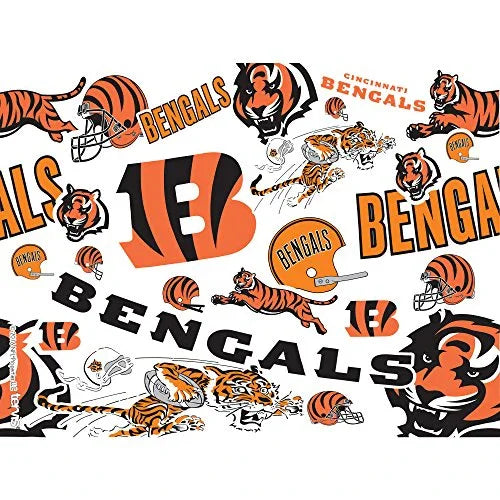 Tervis Made in USA Double Walled NFL Cincinnati Bengals Insulated Tumbler Cup Keeps Drinks Cold & Hot, 24oz, All Over - 757 Sports Collectibles
