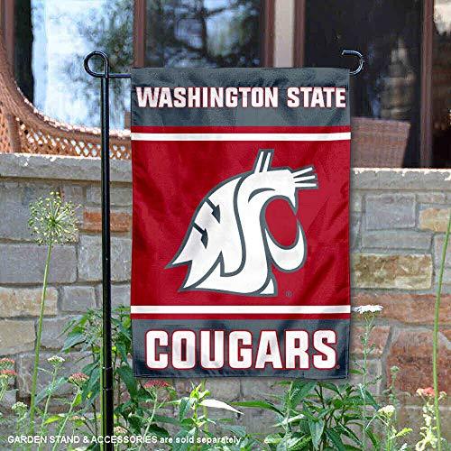 College Flags & Banners Co. Washington State Cougars Garden Flag - 757 Sports Collectibles